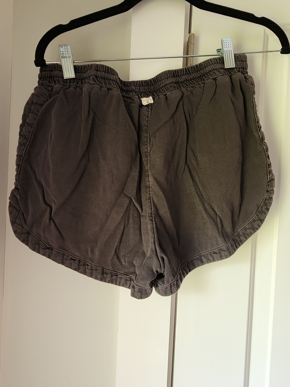 Billabong Women's Charcoal Athletic Elastic-Waist Shorts